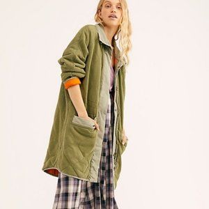 Free People Puffed Out quilted dolman jacket